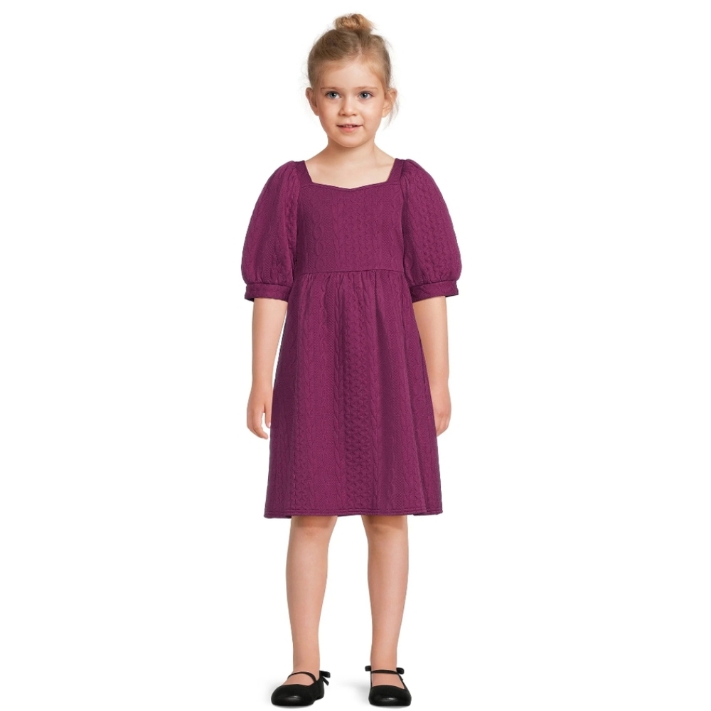 Wonder Nation Girls' Babydoll Dress